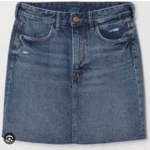 H&M jeans skirt
